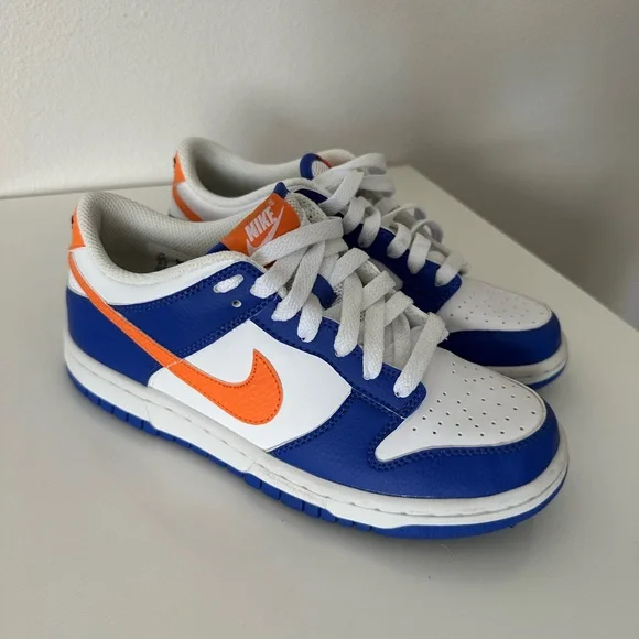5.5Y Nike Blue and Orange dunks - Picture 9 of 10